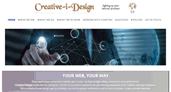 Desktop Screenshot of creative-i-design.com